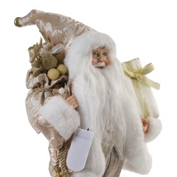 N/y decorate objects KOOPMAN SANTA NTANDING LED 30CM GOLD (643450) (ATK000480)