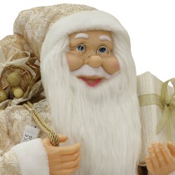 Ամանորյա դեկորատիվ առարկաներ KOOPMAN SANTA NTANDING LED 80CM GOLD (643955) (ATK000500)