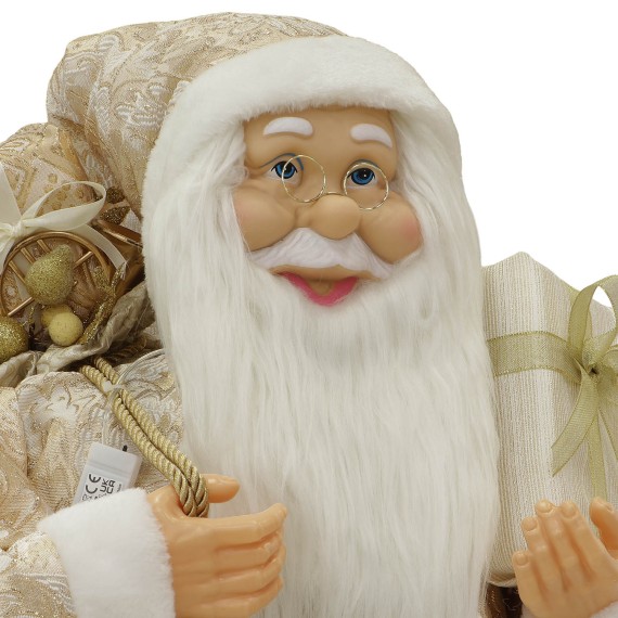 N/y decorate objects KOOPMAN SANTA NTANDING LED 80CM GOLD (643955) (ATK000500)