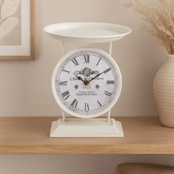 Clock KOOPMAN SCALE WHITE (100748) (Y36300100)