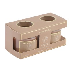 Свеча KOOPMAN SCENTED CANDLE S/2 6ASS SCENTS (645751) (CC5753000)