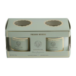 Свеча KOOPMAN SCENTED CANDLE S/2 6ASS SCENTS (645751) (CC5753000)