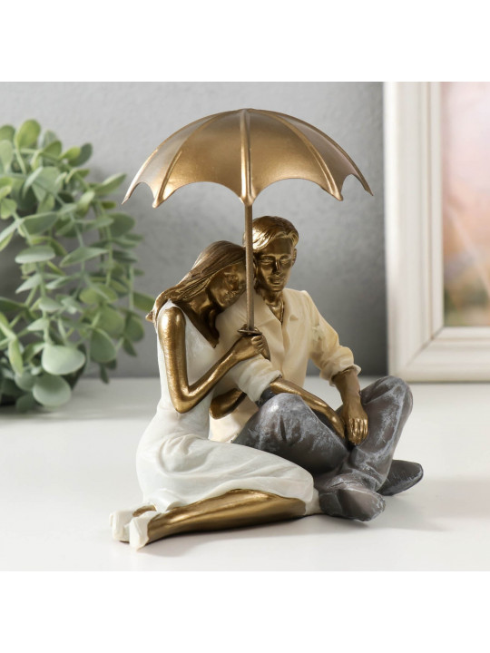 Decorate objects SIMA-LAND LOVERS COUPLE UNDER THE UMBRELLA 17X11.5X15 cm (4174742)