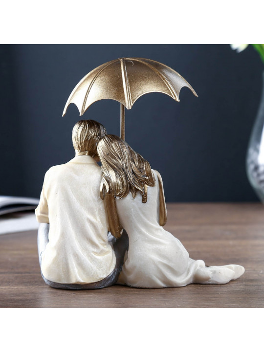 Decorate objects SIMA-LAND LOVERS COUPLE UNDER THE UMBRELLA 17X11.5X15 cm (4174742)