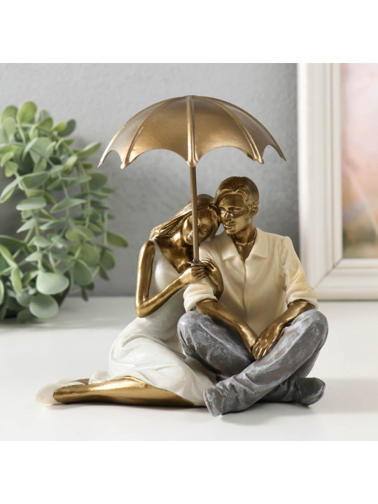 Decorate objects SIMA-LAND LOVERS COUPLE UNDER THE UMBRELLA 17X11.5X15 cm (4174742)