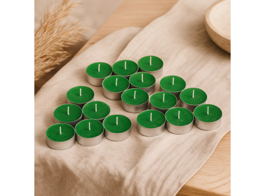 Մոմ WOC SMALL GREEN 18 PCS 