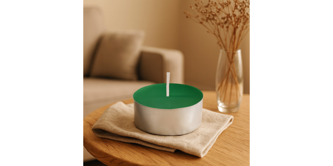Candle WOC SMALL GREEN 18 PCS 