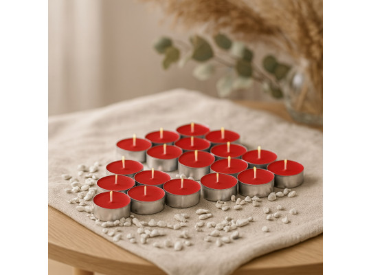 Մոմ WOC SMALL RED 18 PCS 