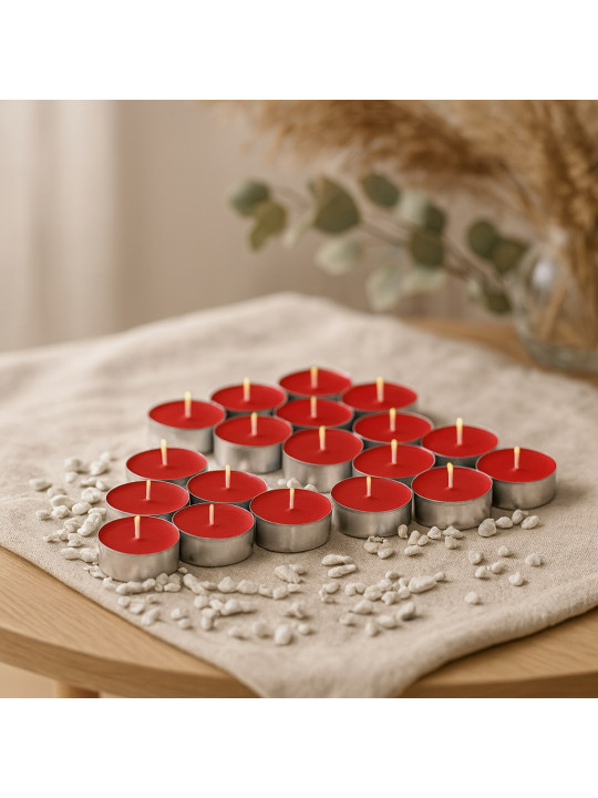Մոմ WOC SMALL RED 18 PCS 