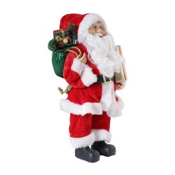 N/y decorate objects KOOPMAN STANDING SANTA 40CM RED (641227) (ATK000340)