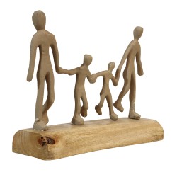Decorate objects KOOPMAN STATUE FAMILY 23CM 2ASS (F7) (133050) (A68120680)