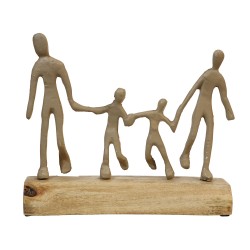 Decorate objects KOOPMAN STATUE FAMILY 23CM 2ASS (F7) (133050) (A68120680)