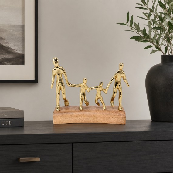 Դեկորատիվ առարկաներ KOOPMAN STATUE FAMILY 23CM 2ASS GOLD (132923) (A68120650)