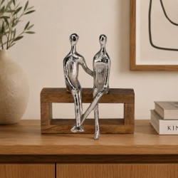 Decorative objects KOOPMAN STATUE OF A COUPLE 18CM (F7) (132909) (A68120620)