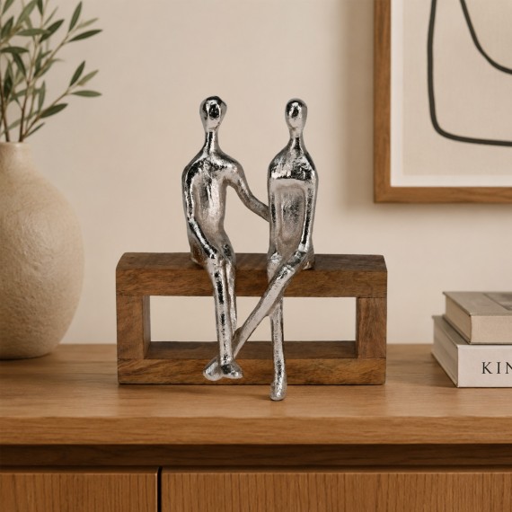 Decorative objects KOOPMAN STATUE OF A COUPLE 18CM (F7) (132909) (A68120620)