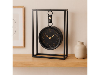Table clock KOOPMAN TABLE CLOCK METAL BLACK (996174) (HZ1230040)