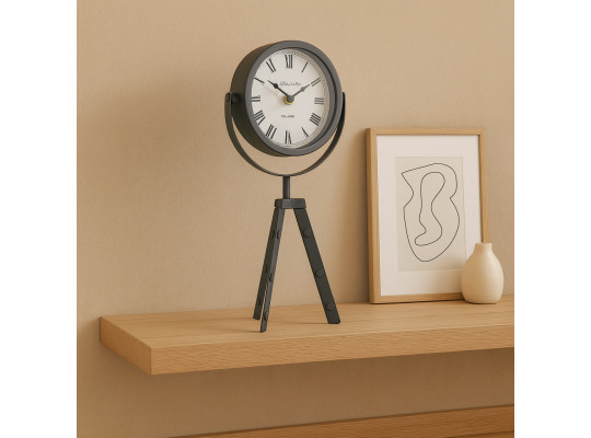 Настольные часы KOOPMAN TABLE CLOCK METAL ON 3 LEGS (962318) (HZ1003278)