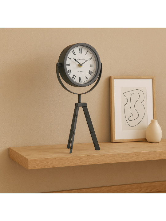Սեղանի ժամացույց KOOPMAN TABLE CLOCK METAL ON 3 LEGS (962318) (HZ1003278)