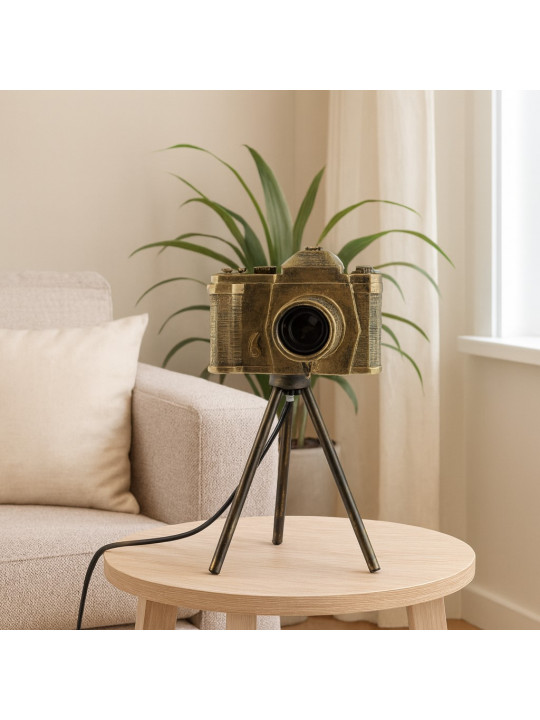 Lampshade KOOPMAN TABLE LAMP CAMERA 15X14X27CM (HX9400040)