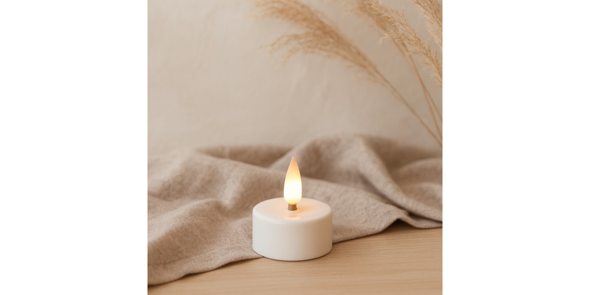 Մոմ KOOPMAN TEALIGHT WITH LED SET 4PCS (637039) (XX8114160)