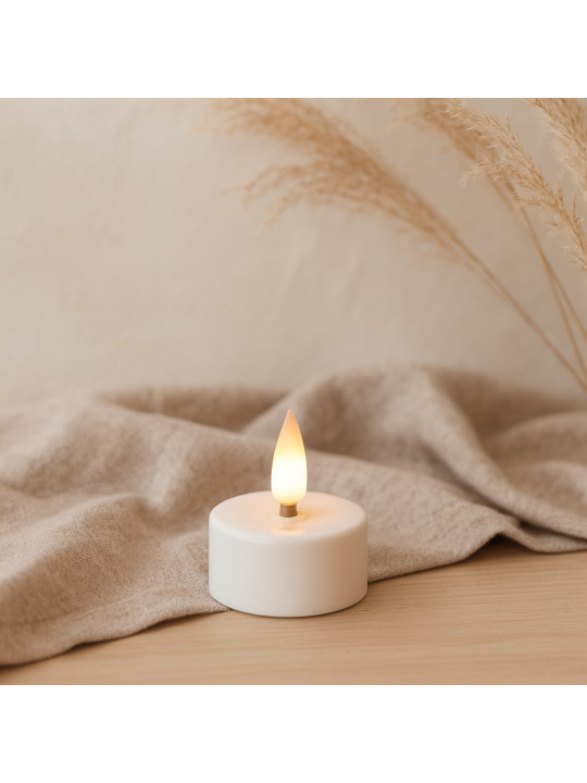 Свеча KOOPMAN TEALIGHT WITH LED SET 4PCS (637039) (XX8114160)