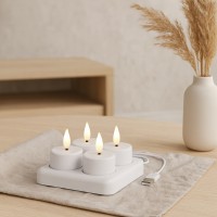 Candle KOOPMAN TEALIGHT WITH LED SET 4PCS+4PCS (637053)/(637039) (XX8114170/XX8114160)
