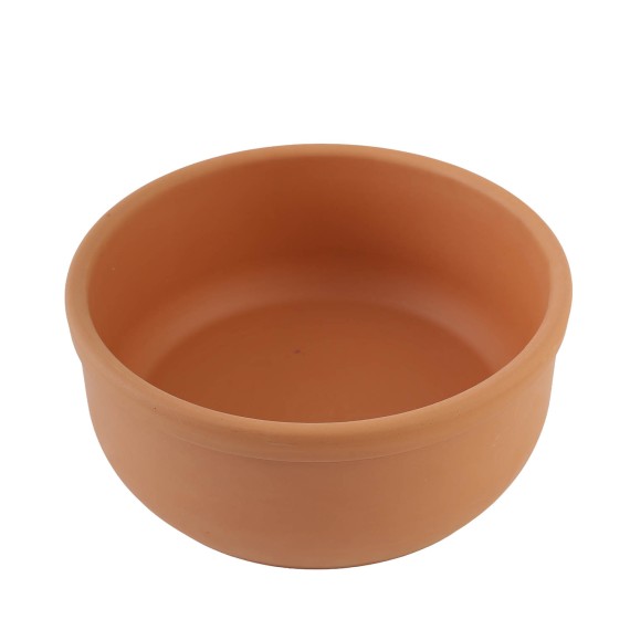 Ваза KOOPMAN VASE GLASS W TERRACOTTA BASE (758222) (008000330)