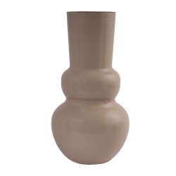 Ваза KOOPMAN VASE ZINC 160X160X300MM SAND (579520) (FZ1002090)
