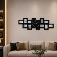 Clock KOOPMAN WALL CLOCK WITH PHOTO FRAMES (206389) (C37568620)