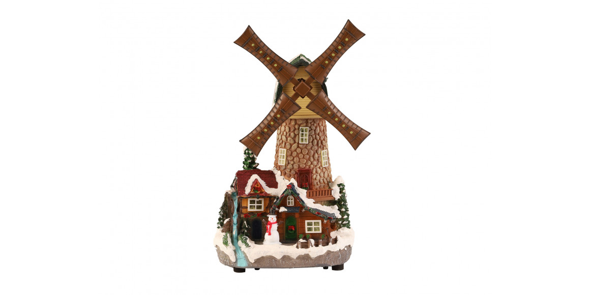 Decorate objects KOOPMAN WINDMILL WITH LED 21X32CM ABG101360