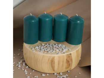 Candle WOC BIG BLUE 4 PCS 