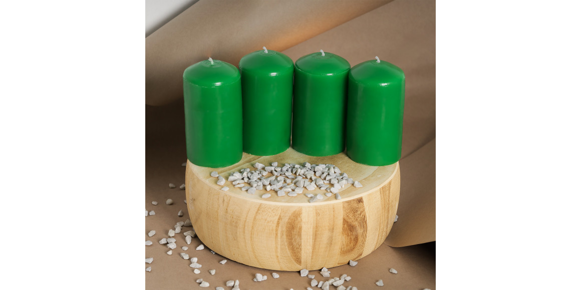 Candle WOC BIG GREEN 4 PCS 