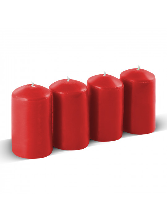 Свеча WOC BIG RED 4 PCS 