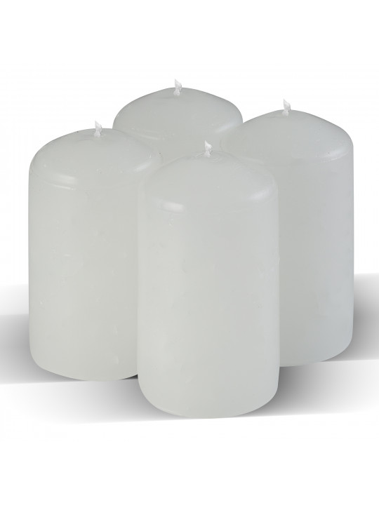 Candle WOC BIG WHITE 4 PCS 