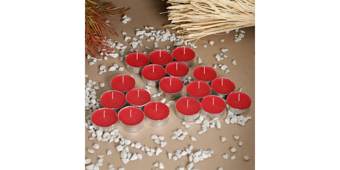 Candle WOC SMALL RED 18 PCS 