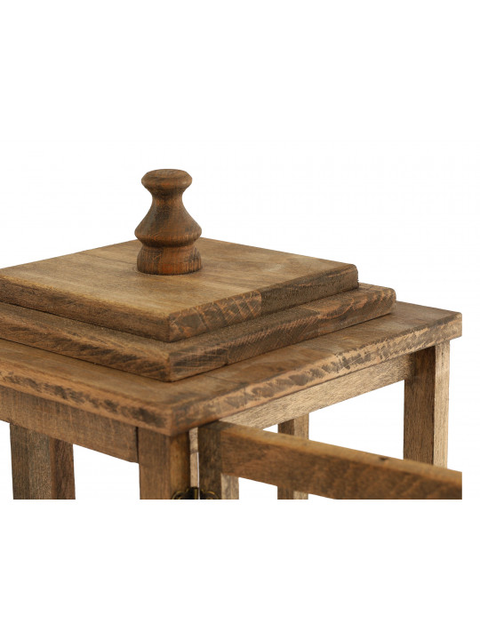 Դեկորատիվ առարկաներ HOBEL CANDLESTICK WOOD-04L 