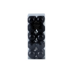 N/y decorate objects KOOPMAN XMAS BALL 20X40MM BLACK (CAN217040)