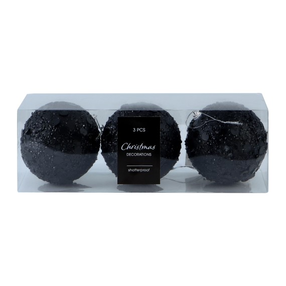 N/y decorate objects KOOPMAN XMAS BALL WITH SEQUINS 10CM (AWR302520)