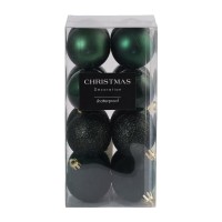 N/y decorate objects KOOPMAN XMASBALL 5CM SET 16 GREEN (702423) (CAN310030)