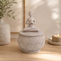 Decorative objects KOOPMAN YOGA LADY SITTING ON BOX 3ASS (376402) (095240520)