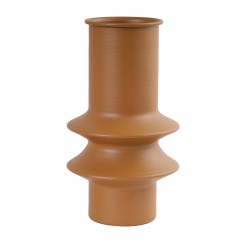 Ծաղկաման KOOPMAN VASE ZINC 140X140X245MM CARAME (577816) (FZ1002070)