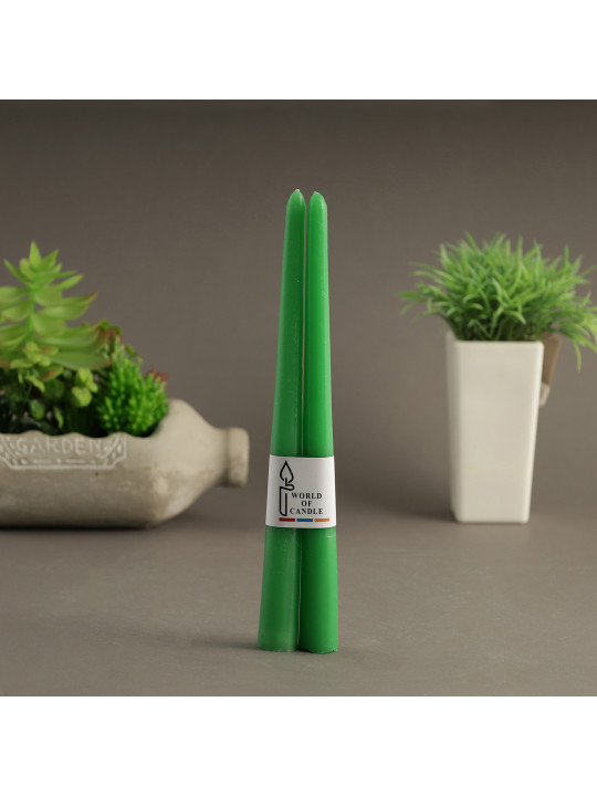 Candle WOC THIN AND LONG (GREEN)