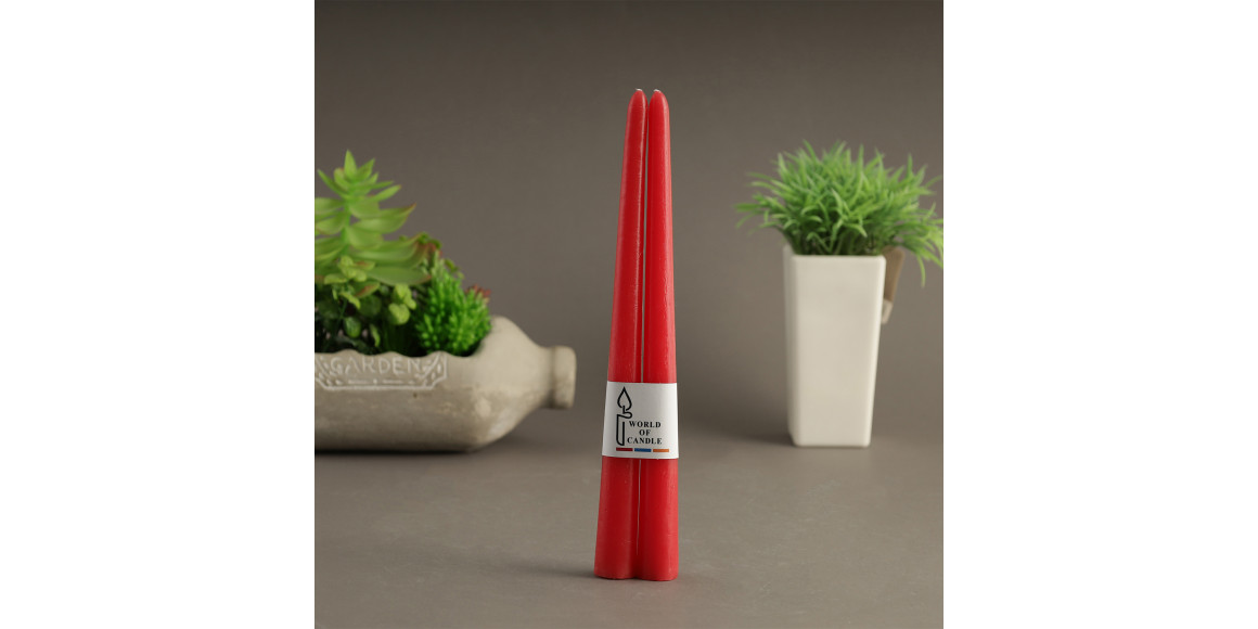 Candle WOC THIN AND LONG (RED)