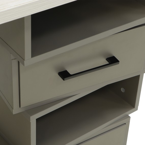 Письменный и офисный стол HOBEL EX-D63 K083/BS687 (3) 