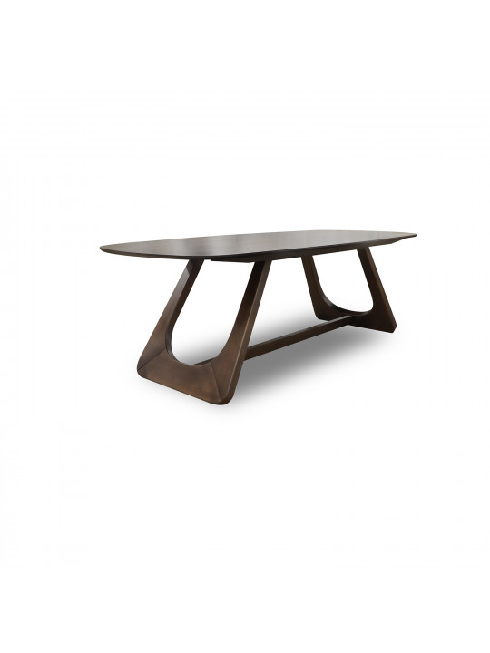 Ճաշասեղանի հավաքածու HOBEL ALICIA 1+8  BROWN PIGMENT/CH BLUE MELO 18 (5) 