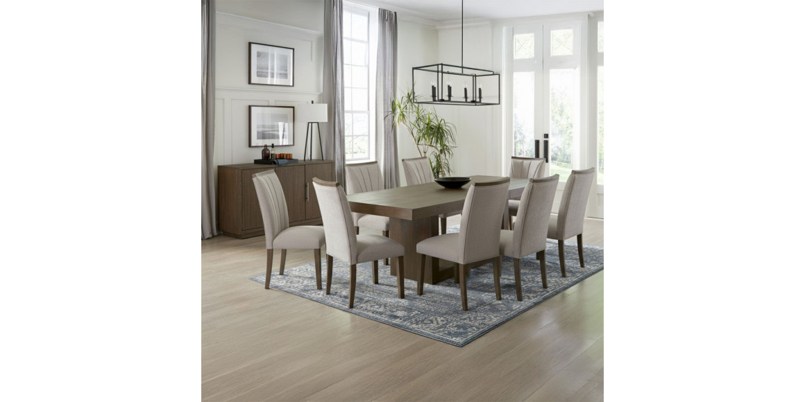 Dining set HOMELEGANCE AMELIA 5764-96/B/S 1+8 COFFEE OAK (6) 
