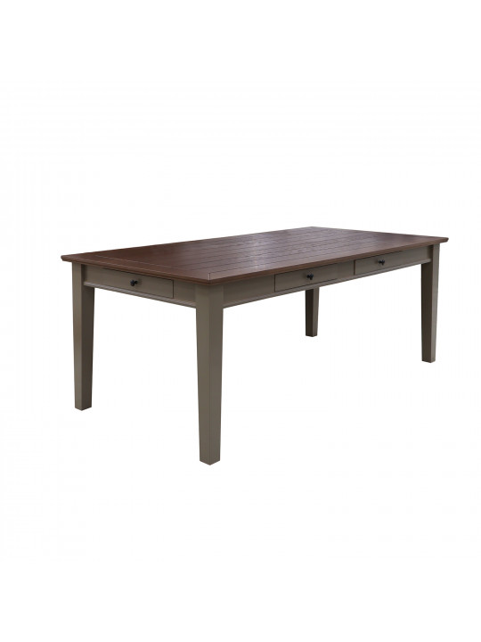 Dining set HOBEL DORA 1+8 GREY/CH SHO599/2 (10) 
