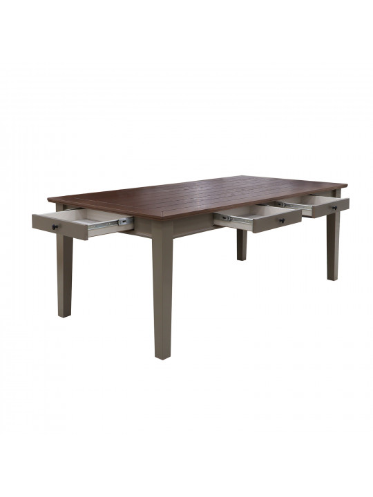 Dining set HOBEL DORA 1+8 GREY/CH SHO599/2 (10) 