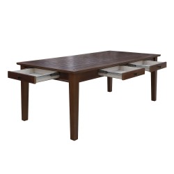 Столовый гарнитур HOBEL DORA 1+8 OAK PIGMENT/CH SHO599/2 (10) 