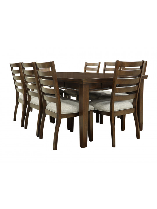 Dining set HOMELEGANCE BIANCA 5761-78/S 1+8 WOOD (5) 